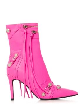 AZEALA WANG | Brooklyn Hot Pink Bootie